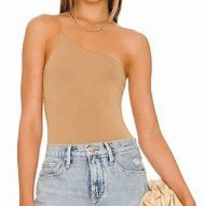 Good American One Shoulder Corded Bodysuit - size 3